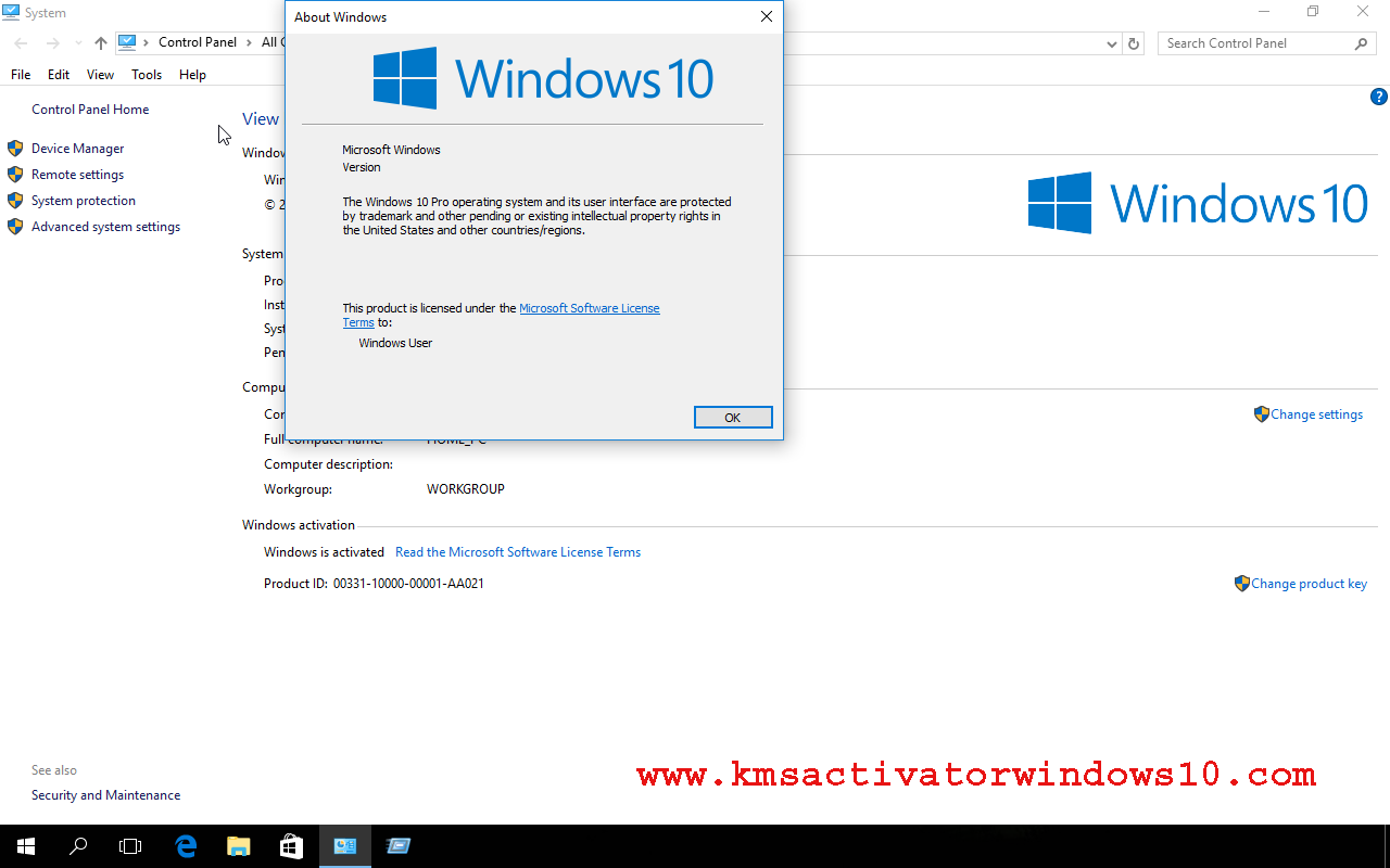 KMS Activator Windows 10 Pro Free
